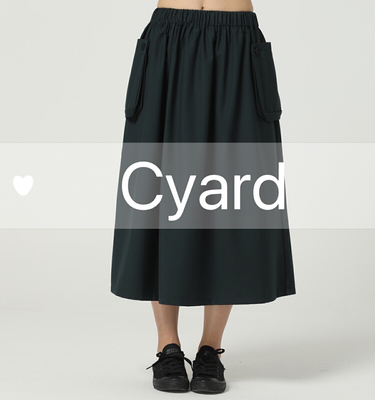 【CYARD】日系寬鬆可拆卸露袋半身裙  90023#  L