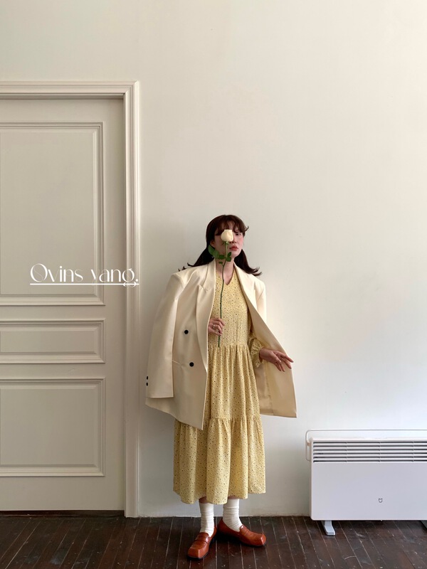 [ovinsyang] little yellow flower dress 8597# WTT of the story