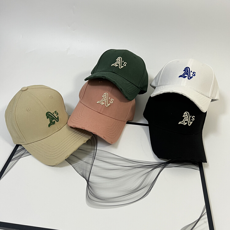 [aestheticism hat industry] Korean versatile Embroidered Baseball Cap Hat 3097# LSL
