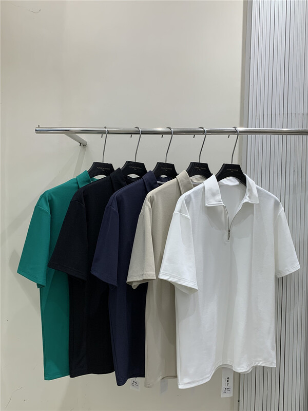 New year in early spring! [CGC] simple solid color versatile polo shirt 6300# ZZL