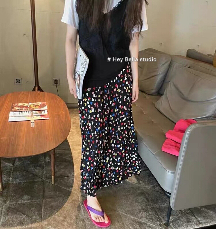 New in early summer! [hey Bella] love pleated fashion skirt 1261# ll