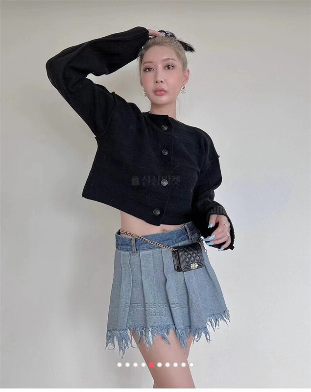 [clothes and jeans] fashionable hot girl romantic Su denim skirt 3965# hjy