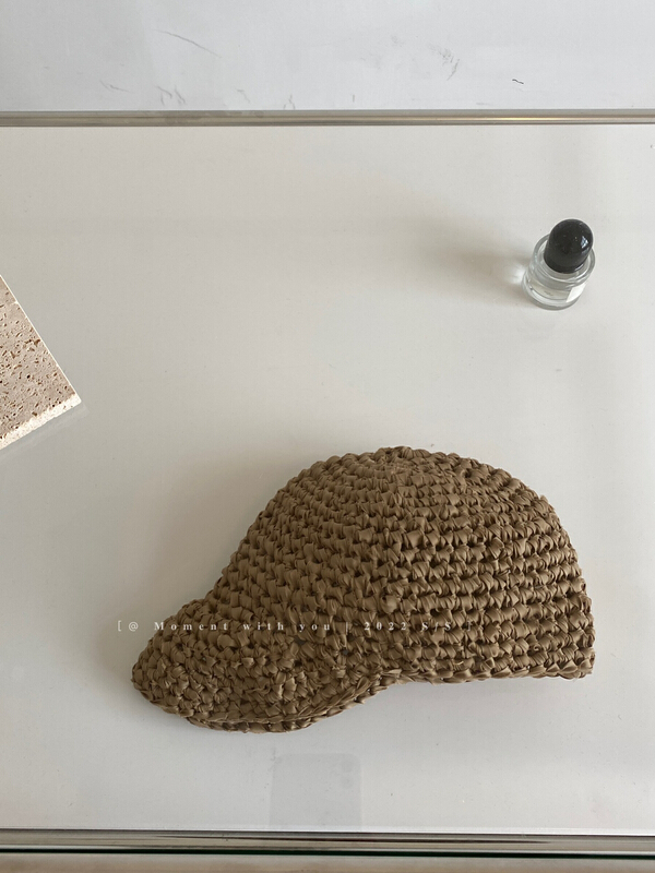 [moment with you] simple mesh hollow out hat d9125# LSW