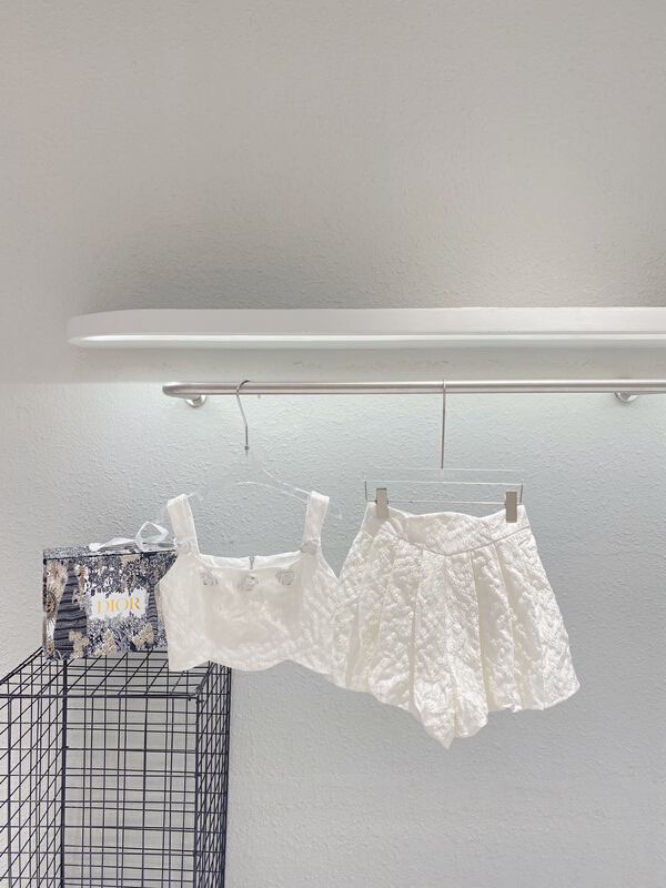 New in early summer! [Feimao Philippine cat] Korean gentle sling + slim casual Shorts Set ym-7158# LSL