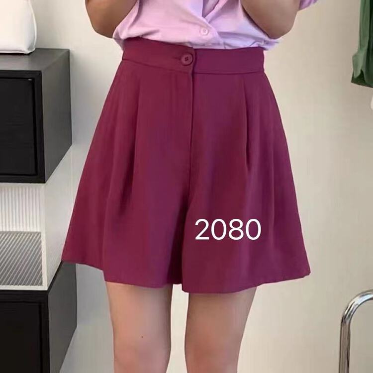 goods in stock! [Pauline] slim high waist comfortable casual shorts 2080# ll