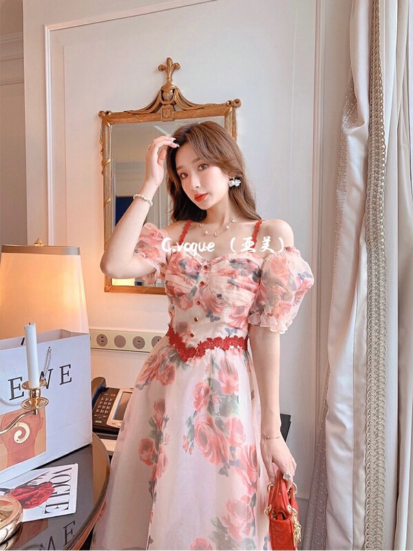 New in early summer! [c.vogue] vintage fashion dress 2999# PCZ