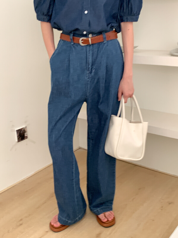 New in early summer! [Tn] vintage fashion versatile loose jeans n6117-1# cqw