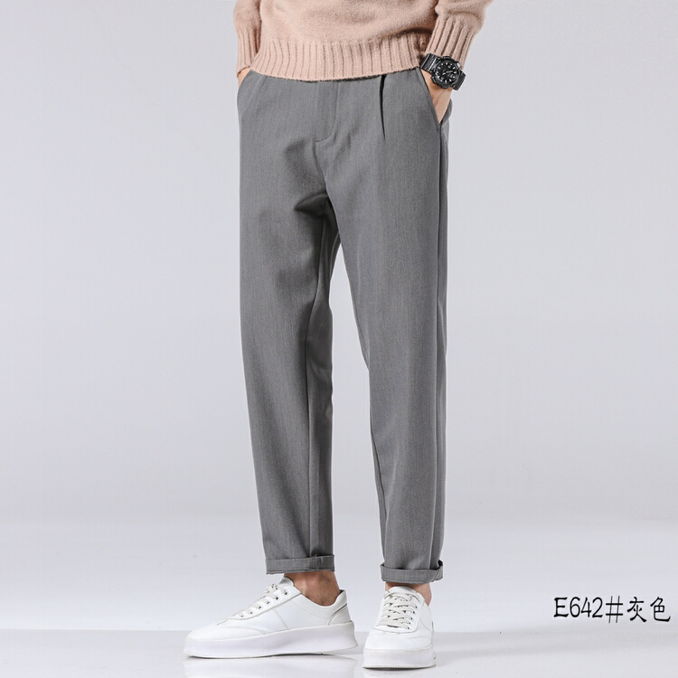 New in early autumn! [bangani] simple, personalized and versatile casual pants b642# PxQ