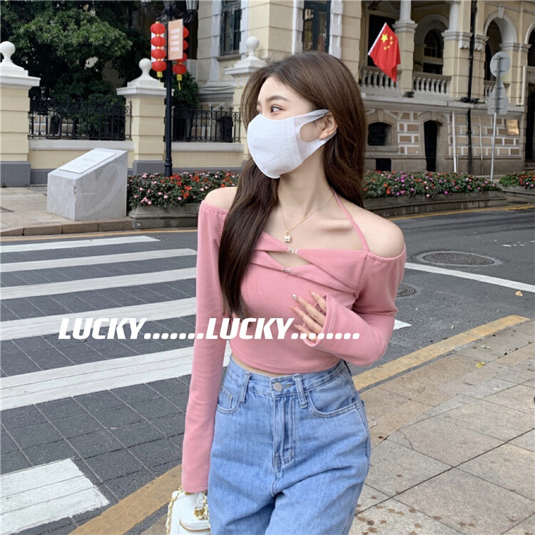 New year in early spring! [lucky] simple, versatile and slim shirt 8588# zxx
