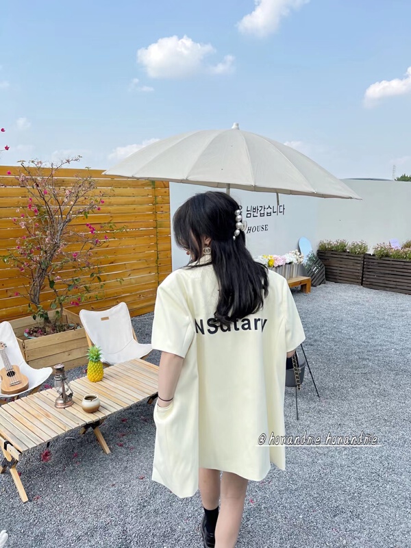 [how and me Cheng Xi] letter printing fashion suit ys2-8026# LSL