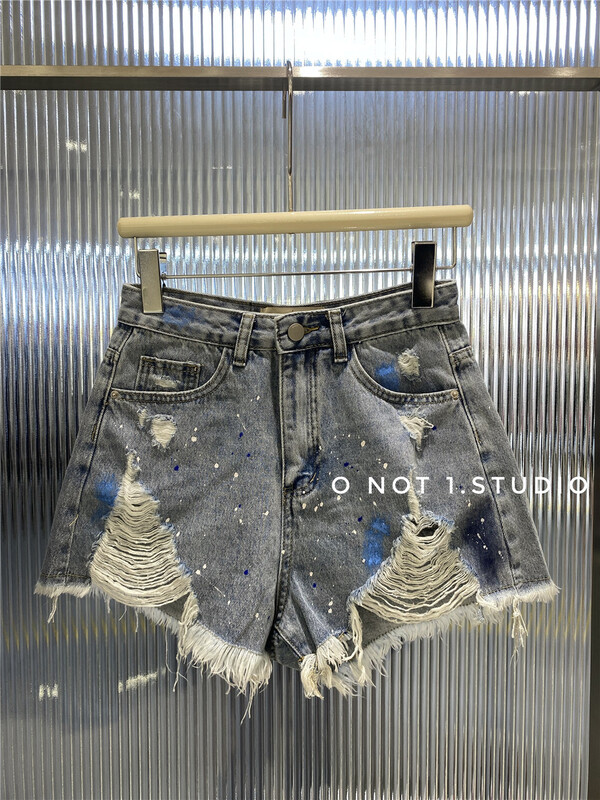 [o not 1] fashion retro western fashion denim shorts w465# LSW