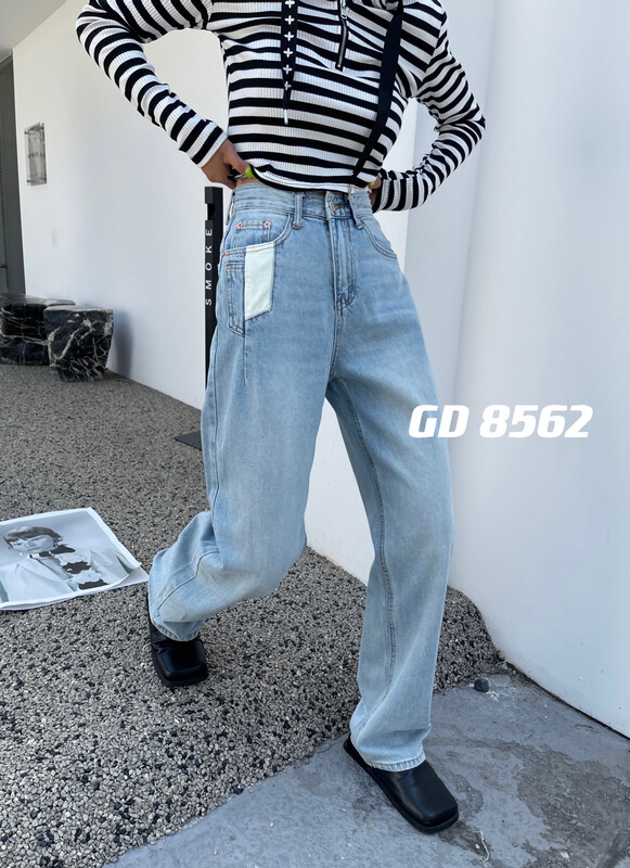 [GD] Korean versatile straight jeans 8562# XYJ