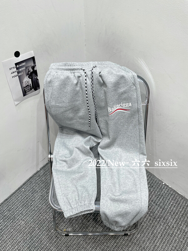 [66] trendy letter fashion casual pants 173# L