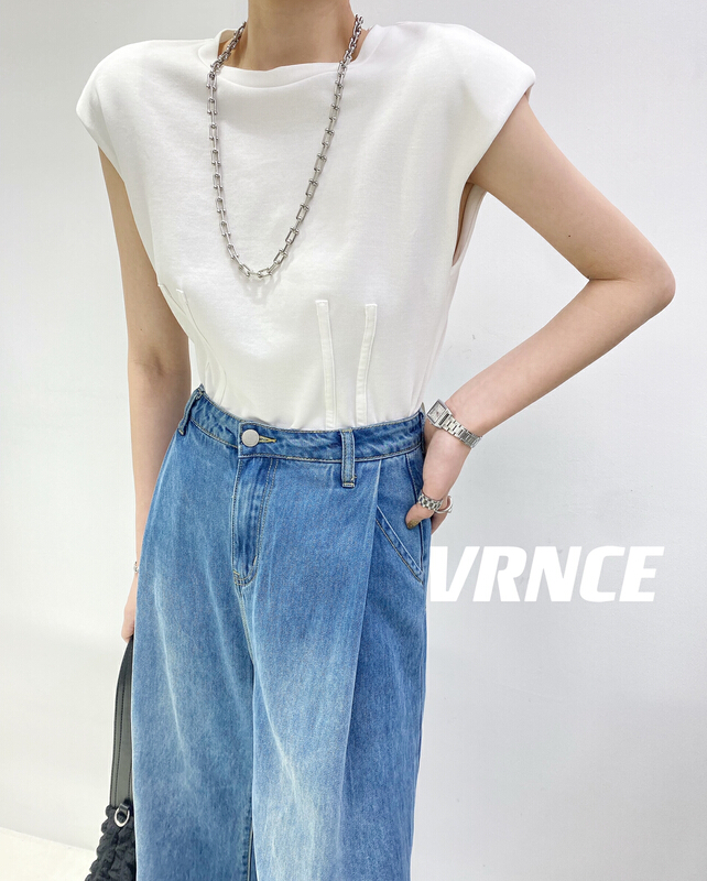 [Vince] simple solid color versatile vest 5022# XYJ