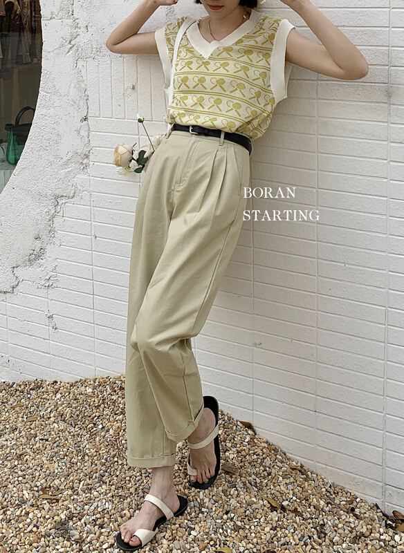 New year in early spring! [Boran Boran] temperament versatile solid jeans (without belt) ys1-6067# XYY