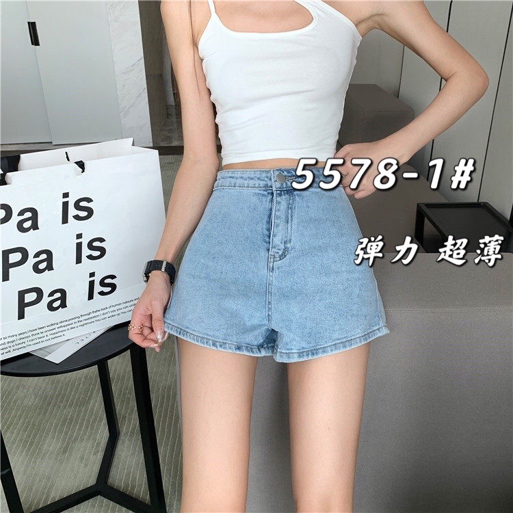 【JFT】韓版純欲風氣質牛仔短褲  J5578#  CLS