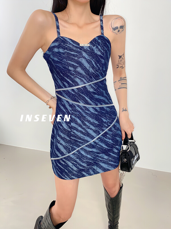 goods in stock! New in early summer! [inseven] fashion dress with a sense of niche design 26269# ozq