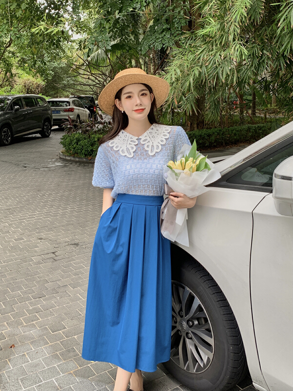 New year in early spring! [x.future] simple and versatile pleated skirt j8832# zxx