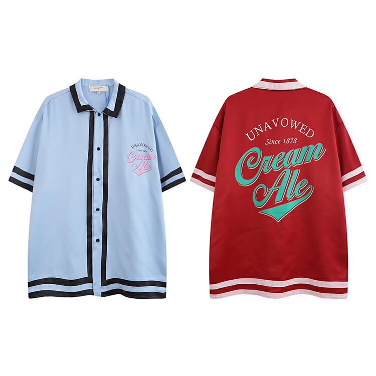[the unaved] men's and women's personalized letter printed shirt 2398# ZZL