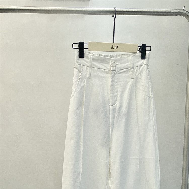 [5uu on the left] high waist, slim and versatile one button casual pants ys1-6158# CSX