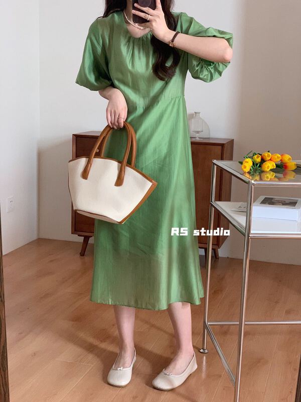 goods in stock! New in early summer! [RS] simple, loose and slim dress dh1036# XYY