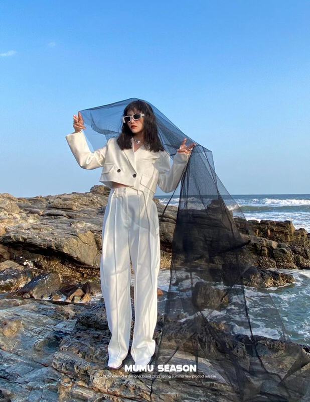 New year in early spring! [Mumu season] straight versatile slacks 2219# zxl