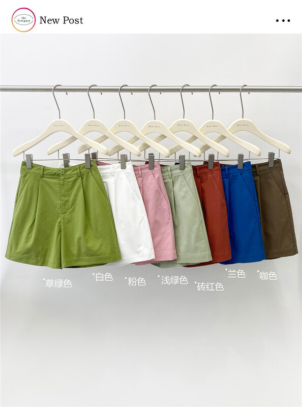 [new post] Korean pure color versatile casual shorts 7826# cqw