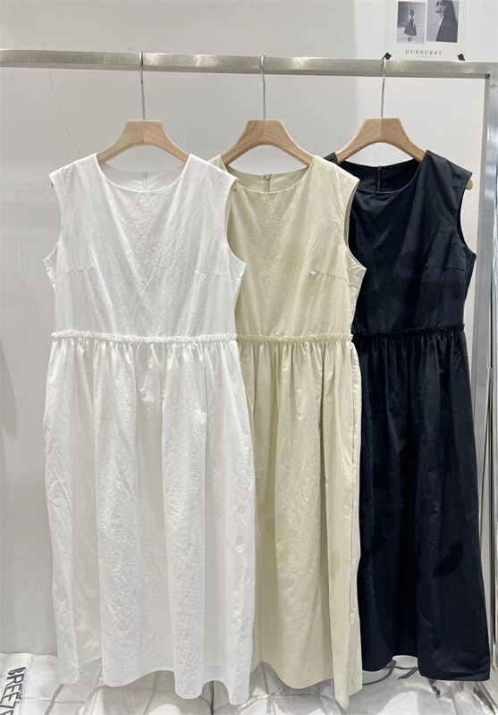 [td] loose and slim vest dress c005892# XJ