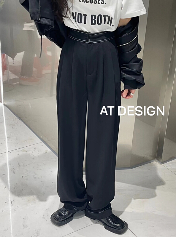 New year in early spring! [at] high waist versatile slim casual pants 93081# LSL