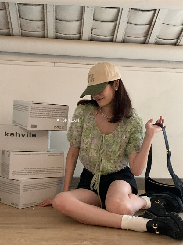 goods in stock! New in early summer! [A.K skylan] bandage jacquard craft shirt 82537# zxl