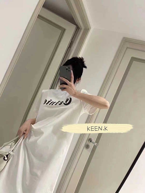 [keen k] letter print Pullover dress l48# WTT