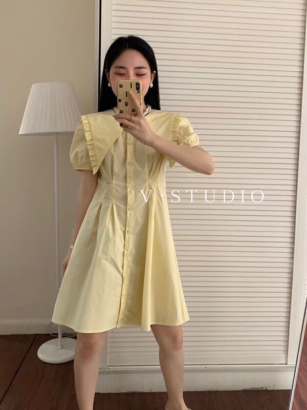 [v.studio] design sense Korean minority dress 6637# L