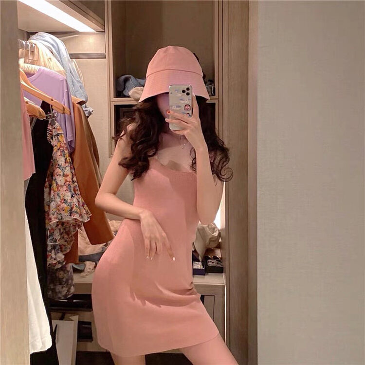 New year in early spring! [F.P.] casual, versatile, waist closing and slim dress 80037# HBx