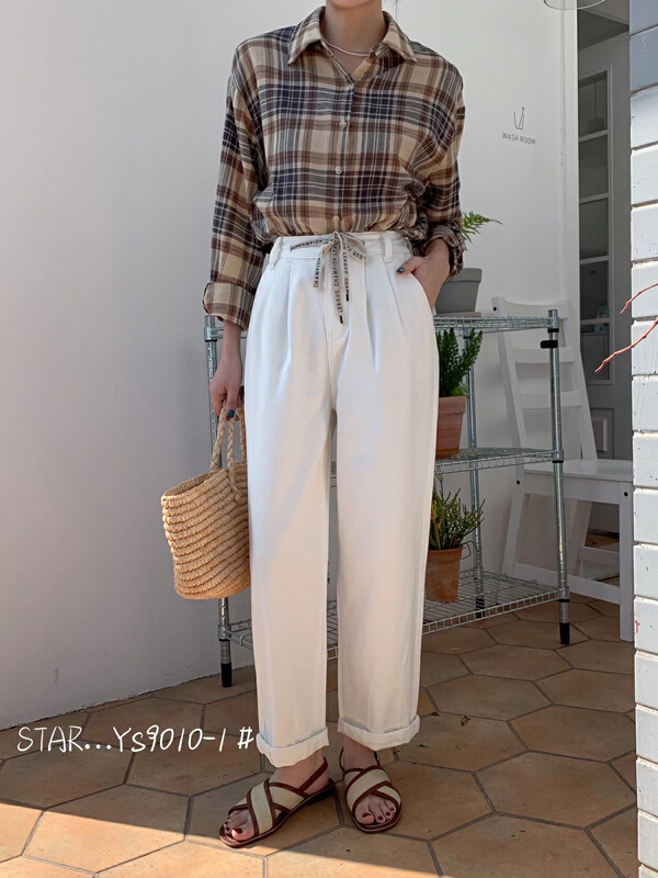 New year in early spring! [star] Korean loose and versatile jeans ys9010-1# CLS