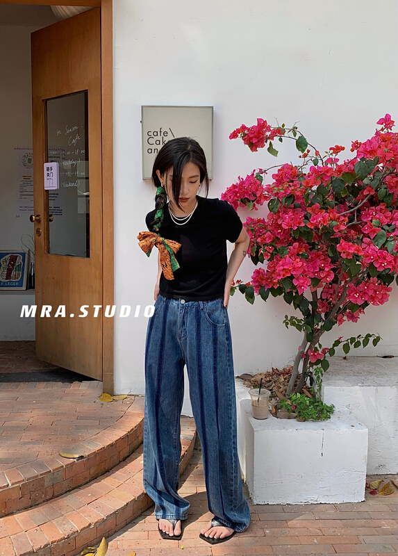 [MRA] loose and comfortable skinny jeans m1801# zxl