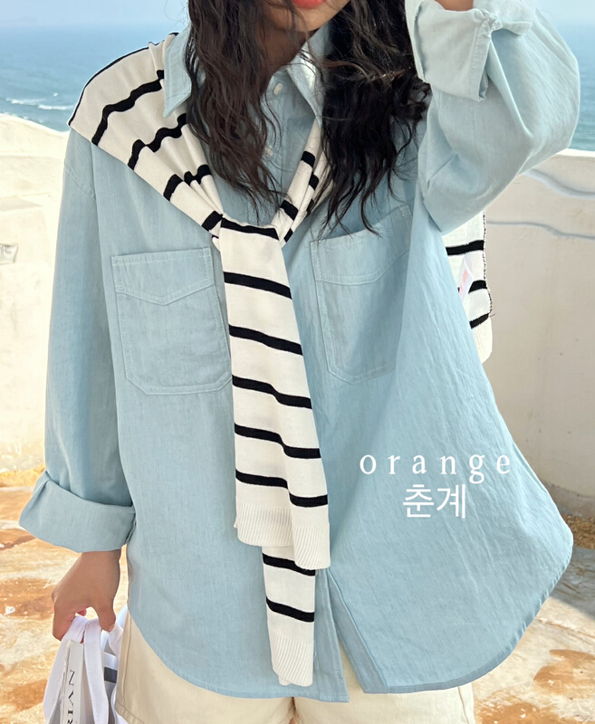 New year in early spring! [orange] Korean versatile solid shawl 6601# HBx