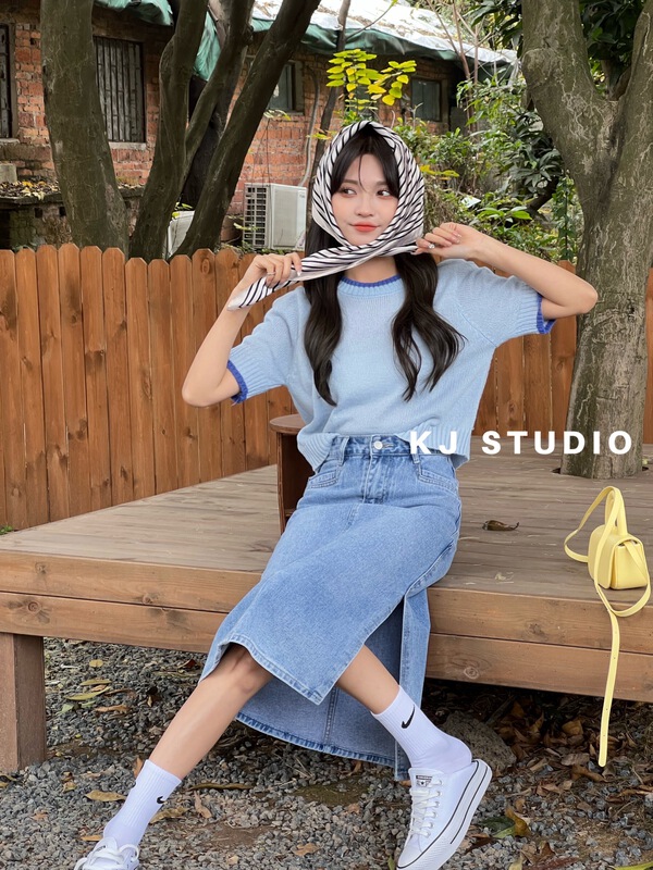 New year in early spring! [kJ] temperament slit pocket skirt 2818# zxl