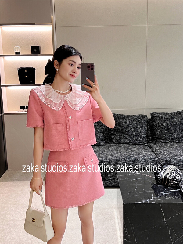 [Zaka] Korean lapel jacket + lady skirt suit ys1-58272# ll