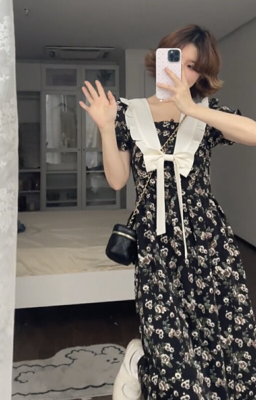 [JH] Korean small fresh flower dress 41616# PCZ