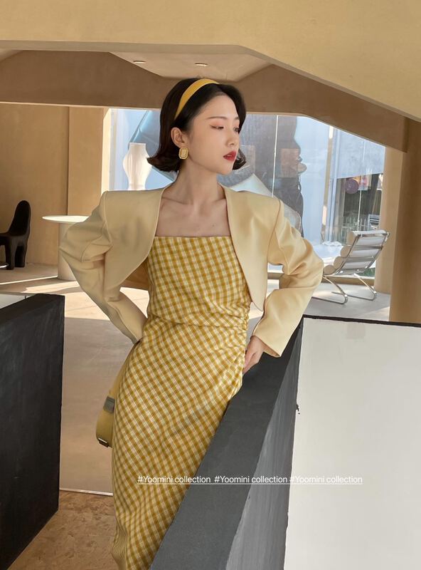 goods in stock! New year in early spring! [yoomini] minimalist solid color short jacket c12292# jhy