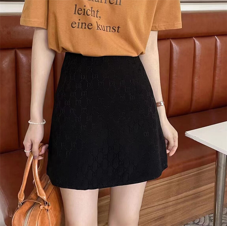 [oz] design all over print versatile skirt 88302# XJ