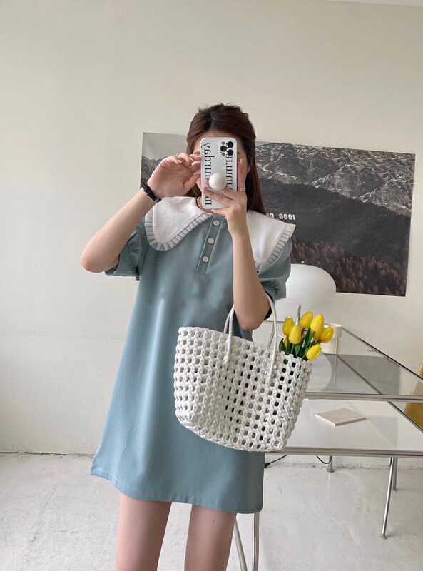 New in early summer! [Hello] age reducing color matching fashion dress ys-6290# lwy