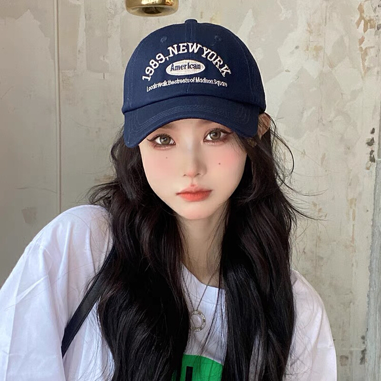 [aestheticism hat industry] Korean embroidered letters versatile hat 3087# LSL