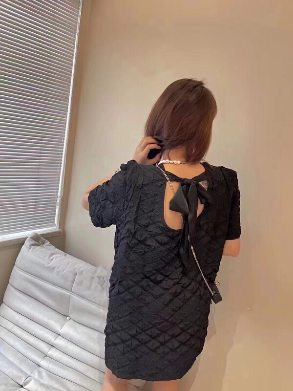 [Hello] French back strap casual dress (dress only) ys-6366# lwy