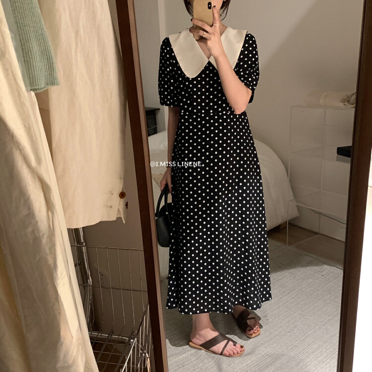 [Imiss] wave point lady dress cx7096# LSW
