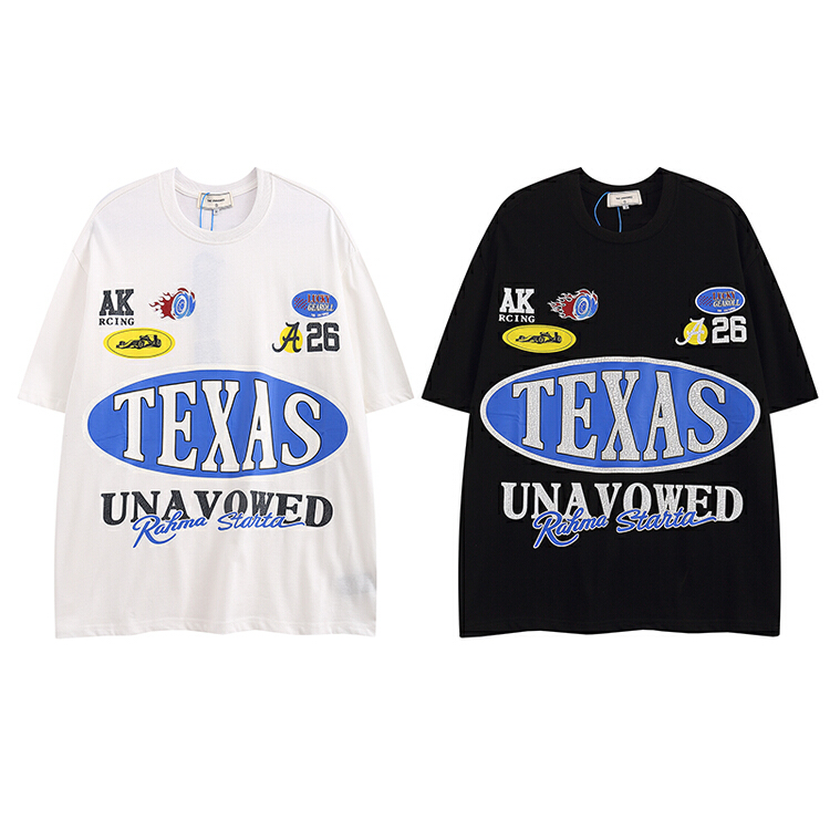 [the unaved] men's and women's personalized letter printed short sleeve T-shirt 2287# ZZL