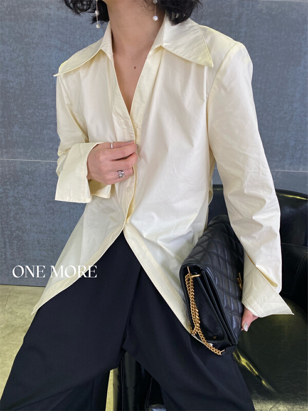 New year in early spring! [one more] temperament design waist shirt 22003# XYJ