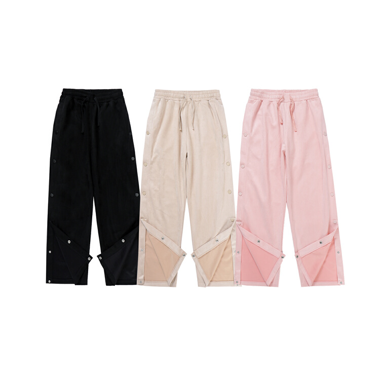 [BNL] personalized buckle slit casual pants 672# ZZL