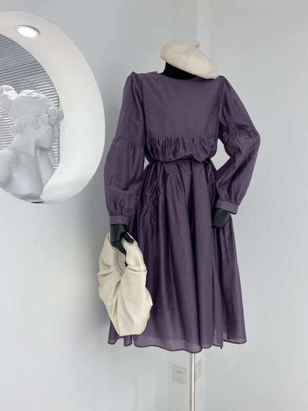 Cxdhh / new in early spring! [soul] Korean round neck clean dress ys1-xc17-bx16070211l# CSX