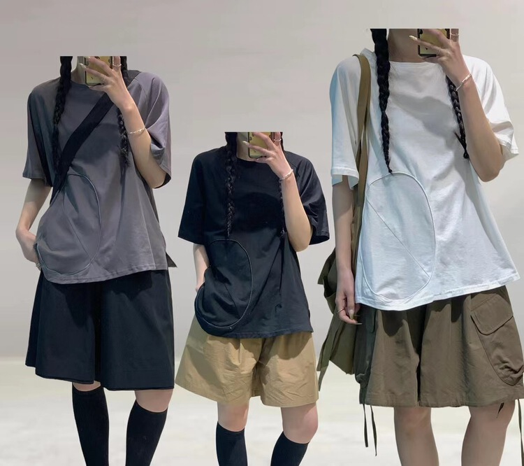 [several cloth see Sichuan] Pullover round neck comfortable short sleeve T-shirt 822159# L